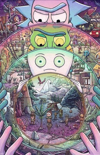 Wallpaper Rick and Morty – Para celular - Meu Projeto Paralelo